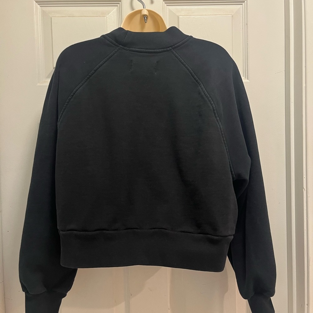 Everlane The Laid-Back Sweatshirt Black Organic cotton - Large - EUC - Picture 10 of 13